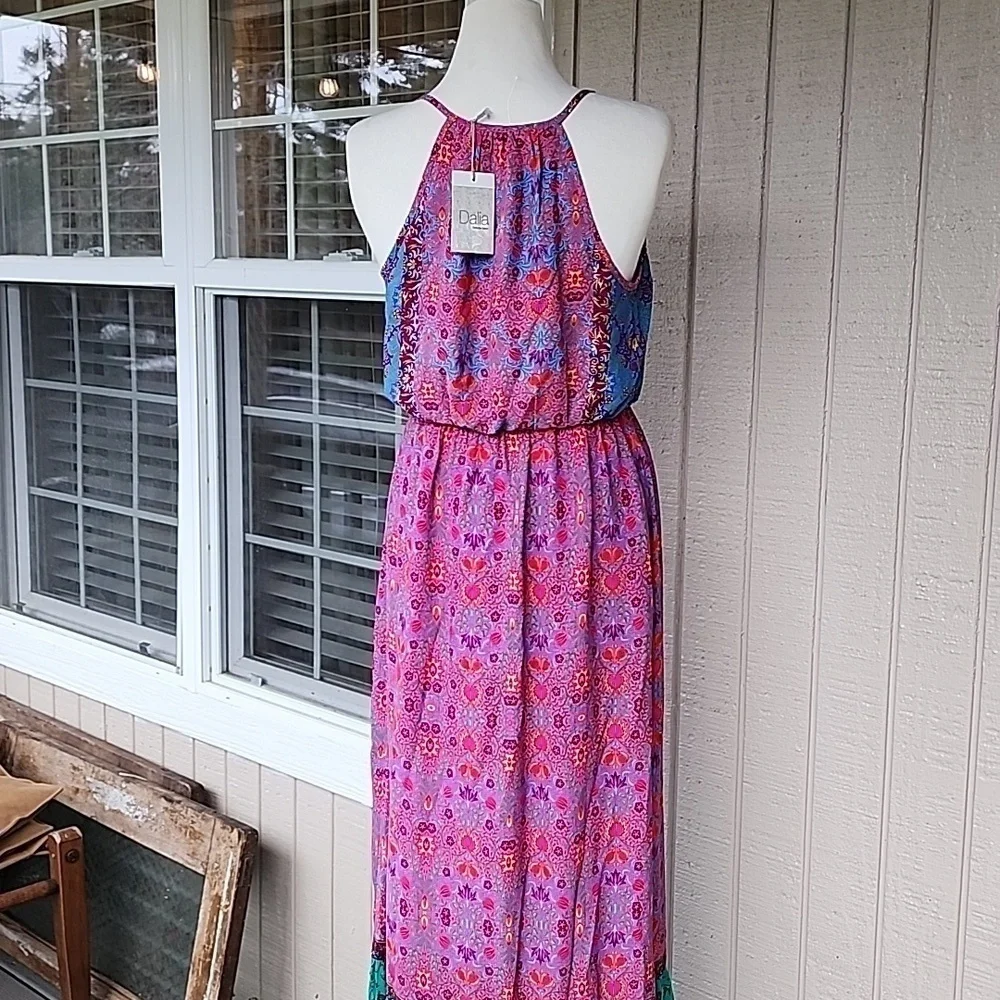 Dalia boho full length dress size 2 nwt - Picture 5 of 6